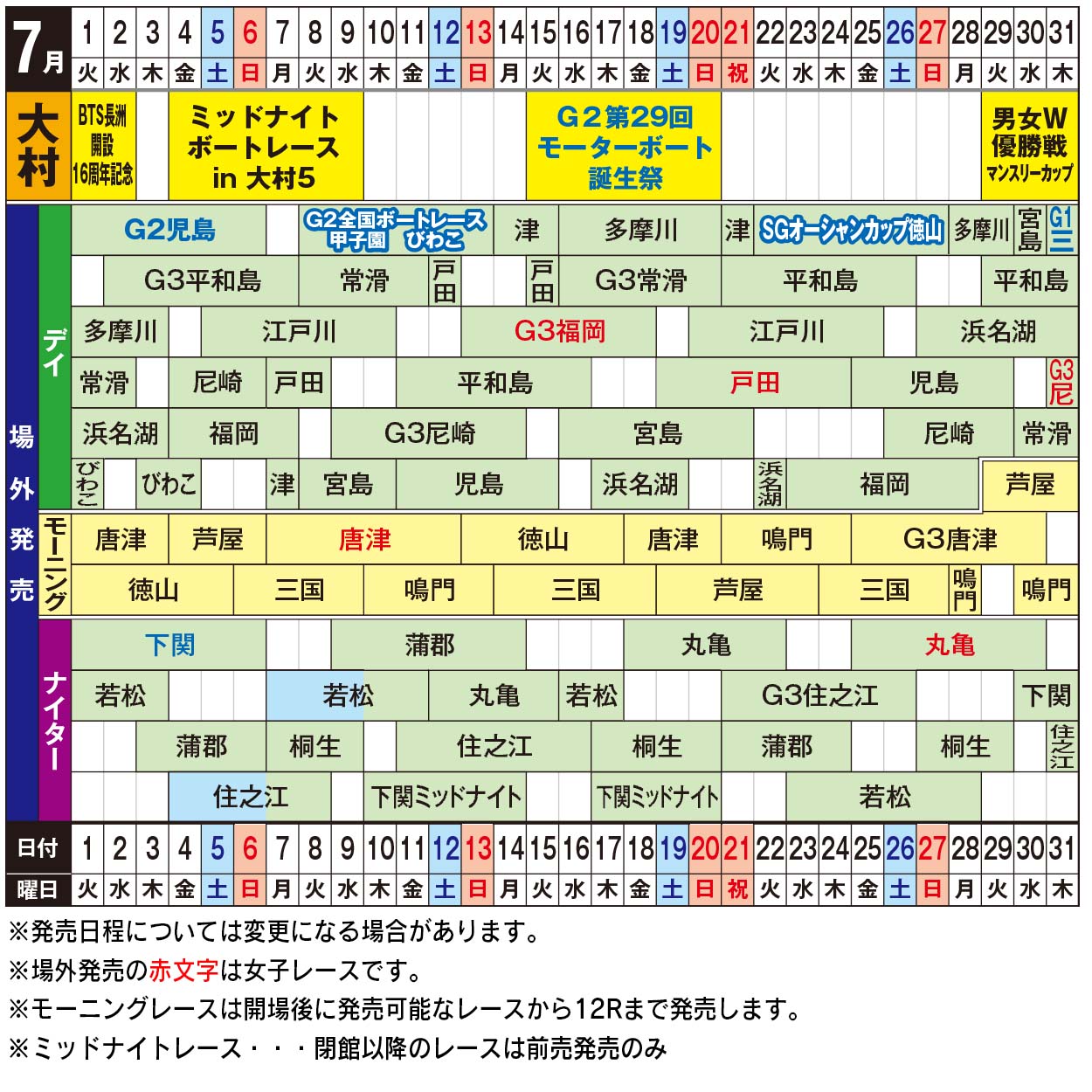 発売日程