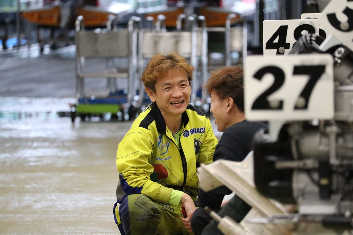 当地８Vを目指す平田忠則が健闘を誓う